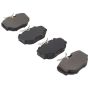 MPA 1001-0493M Quality-Built Premium Semi-Metallic Brake Pads