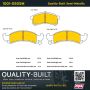 MPA 1001-0505M Quality-Built Premium Semi-Metallic Brake Pads w/ Hardware