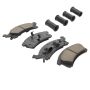 MPA 1001-0506M Quality-Built Premium Semi-Metallic Brake Pads w/ Hardware