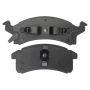 MPA 1001-0506M Quality-Built Premium Semi-Metallic Brake Pads w/ Hardware