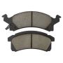 MPA 1001-0506M Quality-Built Premium Semi-Metallic Brake Pads w/ Hardware