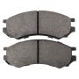 MPA 1001-0507M Quality-Built Premium Semi-Metallic Brake Pads w/ Hardware