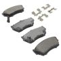 MPA 1001-0510M Quality-Built Premium Semi-Metallic Brake Pads w/ Hardware