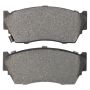 MPA 1001-0510M Quality-Built Premium Semi-Metallic Brake Pads w/ Hardware