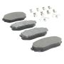 MPA 1001-0525M Quality-Built Premium Semi-Metallic Brake Pads w/ Hardware