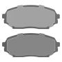 MPA 1001-0525M Quality-Built Premium Semi-Metallic Brake Pads w/ Hardware