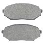 MPA 1001-0525M Quality-Built Premium Semi-Metallic Brake Pads w/ Hardware