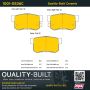 MPA 1001-0536C Quality-Built Premium Ceramic Brake Pads w/ Hardware