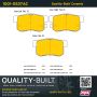 MPA 1001-0537AC Quality-Built Premium Ceramic Brake Pads w/ Hardware