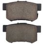 MPA 1001-0537BC Quality-Built Premium Ceramic Brake Pads w/ Hardware