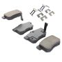MPA 1001-0537C Quality-Built Premium Ceramic Brake Pads w/ Hardware