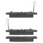 MPA 1001-0537C Quality-Built Premium Ceramic Brake Pads w/ Hardware