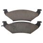 MPA 1001-0544M Quality-Built Premium Semi-Metallic Brake Pads w/ Hardware