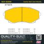 MPA 1001-0551M Quality-Built Premium Semi-Metallic Brake Pads w/ Hardware