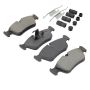 MPA 1001-0558AM Quality-Built Premium Semi-Metallic Brake Pads w/ Hardware