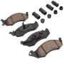 MPA 1001-0576M Quality-Built Premium Semi-Metallic Brake Pads w/ Hardware