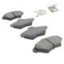 MPA 1001-0600M Quality-Built Premium Semi-Metallic Brake Pads w/ Hardware