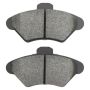 MPA 1001-0600M Quality-Built Premium Semi-Metallic Brake Pads w/ Hardware