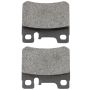 MPA 1001-0620M Quality-Built Premium Semi-Metallic Brake Pads w/ Hardware