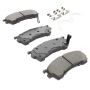 MPA 1001-0637M Quality-Built Premium Semi-Metallic Brake Pads w/ Hardware