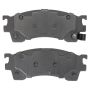 MPA 1001-0637M Quality-Built Premium Semi-Metallic Brake Pads w/ Hardware