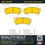 MPA 1001-0637M Quality-Built Premium Semi-Metallic Brake Pads w/ Hardware