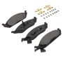 MPA 1001-0650M Quality-Built Premium Semi-Metallic Brake Pads w/ Hardware