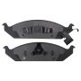 MPA 1001-0650M Quality-Built Premium Semi-Metallic Brake Pads w/ Hardware