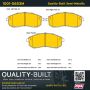 MPA 1001-0653M Quality-Built Premium Semi-Metallic Brake Pads w/ Hardware