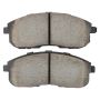 MPA 1001-0653M Quality-Built Premium Semi-Metallic Brake Pads w/ Hardware