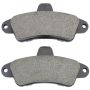 MPA 1001-0661M Quality-Built Premium Semi-Metallic Brake Pads w/ Hardware