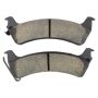 MPA 1001-0666M Quality-Built Premium Semi-Metallic Brake Pads w/ Hardware