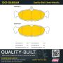 MPA 1001-0688AM Quality-Built Premium Semi-Metallic Brake Pads w/ Hardware