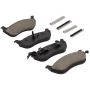 MPA 1001-0690M Quality-Built Premium Semi-Metallic Brake Pads w/ Hardware