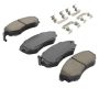 MPA 1001-0700M Quality-Built Premium Semi-Metallic Brake Pads w/ Hardware