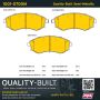 MPA 1001-0700M Quality-Built Premium Semi-Metallic Brake Pads w/ Hardware