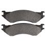 MPA 1001-0702BM Quality-Built Premium Semi-Metallic Brake Pads w/ Hardware