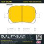 MPA 1001-0707M Quality-Built Premium Semi-Metallic Brake Pads w/ Hardware