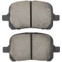 MPA 1001-0707M Quality-Built Premium Semi-Metallic Brake Pads w/ Hardware