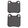 MPA 1001-0709M Quality-Built Premium Semi-Metallic Brake Pads w/ Hardware