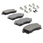 MPA 1001-0721M Quality-Built Premium Semi-Metallic Brake Pads w/ Hardware