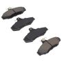 MPA 1001-0724M Quality-Built Premium Semi-Metallic Brake Pads