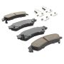 MPA 1001-0729M Quality-Built Premium Semi-Metallic Brake Pads w/ Hardware