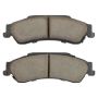 MPA 1001-0729M Quality-Built Premium Semi-Metallic Brake Pads w/ Hardware