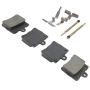 MPA 1001-0739M Quality-Built Premium Semi-Metallic Brake Pads w/ Hardware