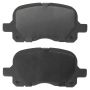 MPA 1001-0741M Quality-Built Premium Semi-Metallic Brake Pads w/ Hardware