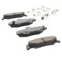 MPA 1001-0750M Quality-Built Premium Semi-Metallic Brake Pads w/ Hardware