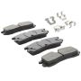 MPA 1001-0754M Quality-Built Premium Semi-Metallic Brake Pads w/ Hardware