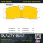 MPA 1001-0754M Quality-Built Premium Semi-Metallic Brake Pads w/ Hardware