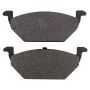 MPA 1001-0768M Quality-Built Premium Semi-Metallic Brake Pads w/ Hardware